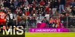 11.01.2026, Fussball Bundesliga 2025/2026, 16.Spieltag, FC Bayern M�nchen - VfL Wolfsburg, in der Allianz-Arena M�nchen, LIABLINGSPLATZ bei der Telekom am Spielfeldrand, der Telefonanbieter, Hauptsponsor vom FC Bayern, vergibt bei jedem Spiel den Logenplatz direkt am Spielfeldrand.