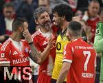 18.01.2026, Fussball, der FC Bayern M�nchen Legends-CUP, im SAP-Garden M�nchen. v.l. Diego Contento (Bayern M�nchen), Mark van Bommel (Bayern M�nchen), Mats Hummels (Dortmund) und Franck Ribery (Bayern M�nchen).