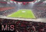 21.01.2026,  Fussball UEFA Championsleague 2025/2026: Vorrunde 7.Spieltag, FC Bayern M�nchen - Union Saint-Gilloise, in der Allianz-Arena M�nchen. Leere Zuschauerr�nge im Unterrang der S�dkurve
  

