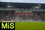 31.01.2026, Fussball 1. Bundesliga 2025/2026, 20.Spieltag, FC Augsburg - FC St. Pauli, in der WWK-Arena Augsburg. Fanchoreografie der Augsburger beim Einlauf der Mannschaften.