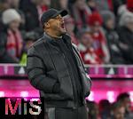 08.02.2026, Fussball Bundesliga 2025/2026, 21.Spieltag, FC Bayern M�nchen - TSG 1899 Hoffenheim, in der Allianz-Arena M�nchen,   Trainer Vincent Kompany (FC Bayern M�nchen) ist unzufrieden.


