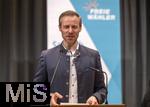 09.02.2026, Bad W�rishofen im Unterallg�u, Parteiveranstaltung zur Kommunalwahl 2026, Freie W�hler laden ein in den Kursaal. Landrat Alex Eder (Unterallg�u) hier am Rednerpult. 