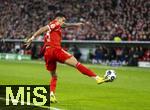 11.02.2026, Fussball DFB-Pokal 2025/2026, Viertelfinale, FC Bayern München - RB Leipzig, in der Allianz-Arena München. Luis Diaz (FC Bayern München) am Ball 