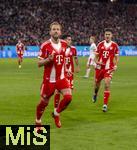 11.02.2026, Fussball DFB-Pokal 2025/2026, Viertelfinale, FC Bayern München - RB Leipzig, in der Allianz-Arena München. Torjubel Harry Kane (FC Bayern München) 