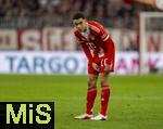11.02.2026, Fussball DFB-Pokal 2025/2026, Viertelfinale, FC Bayern München - RB Leipzig, in der Allianz-Arena München. Jamal Musiala (Bayern München) nachdenklich 