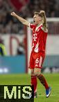 11.02.2026, Fussball DFB-Pokal 2025/2026, Viertelfinale, FC Bayern München - RB Leipzig, in der Allianz-Arena München. Joshua Kimmich (FC Bayern München) jubelt 