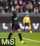 15.02.2026, Fussball 1. Bundesliga 2025/2026, 22.Spieltag, FC Augsburg - 1.FC Heidenheim, in der WWK-Arena Augsburg. Torwart Diant Ramaj (1.FC Heidenheim) 