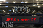 20.02.2026, Die Auto-Messe Münchner Auto Tage 2026 in München im Messegelände Riem. Staunen und Testen und Kaufen, Autohändler zeigen ihre neuesten Modelle. Hier am Messestand von AUDI, der RS e-tron GT, ein elektrischer Sportwagen