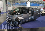 20.02.2026, Die Auto-Messe Münchner Auto Tage 2026 in München im Messegelände Riem. Staunen und Testen und Kaufen, Autohändler zeigen ihre neuesten Modelle. Ein KIA PV5 Passenger, ein Transporter auf Elektrobasis, hier als Hendwerker-Ausstattung Lieferwagen 