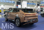 20.02.2026, Die Auto-Messe Münchner Auto Tage 2026 in München im Messegelände Riem. Staunen und Testen und Kaufen, Autohändler zeigen ihre neuesten Modelle. Hier der Messestand von Lynk & Co, Lynk & Co ist eine Marke des chinesischen Automobilherstellers Geely, die im Oktober 2016 gegründet wurde. Die Fahrzeuge von Lynk & Co sind zwischen denen der Marke Geely und ihrem schwedischen Tochterunternehmen Volvo positioniert. Viele wurden zusammen mit Volvo entwickelt.
