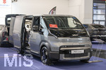 20.02.2026, Die Auto-Messe Münchner Auto Tage 2026 in München im Messegelände Riem. Staunen und Testen und Kaufen, Autohändler zeigen ihre neuesten Modelle. Ein KIA PV5 Passenger, ein Transporter auf Elektrobasis, hier als Hendwerker-Ausstattung Lieferwagen 