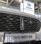 20.02.2026, Die Auto-Messe Münchner Auto Tage 2026 in München im Messegelände Riem. Staunen und Testen und Kaufen, Autohändler zeigen ihre neuesten Modelle. Hier der Messestand von GWM, der WEY 03 Luxus-SUV