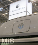 20.02.2026, Die Auto-Messe Münchner Auto Tage 2026 in München im Messegelände Riem. Staunen und Testen und Kaufen, Autohändler zeigen ihre neuesten Modelle. Hier ein Leap-Motor Elektroauto.