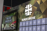 20.02.2026, Die Reise- und Freizeitmesse f.r.e.e.26 in München im Messegelände Riem. Die Bundeswehr hat einen Stand um für Mitarbeitende zu werben. Mach was wirklich zählt.
