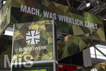 20.02.2026, Die Reise- und Freizeitmesse f.r.e.e.26 in München im Messegelände Riem. Die Bundeswehr hat einen Stand um für Mitarbeitende zu werben. Mach was wirklich zählt.
