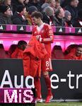 21.02.2026, Fussball Bundesliga 2025/2026, 23.Spieltag, FC Bayern M�nchen - Eintracht Frankfurt, in der Allianz-Arena M�nchen,   Leon Goretzka (FC Bayern M�nchen) 


