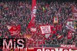 21.02.2026, Fussball Bundesliga 2025/2026, 23.Spieltag, FC Bayern München - Eintracht Frankfurt, in der Allianz-Arena München, Südkurvenfans 