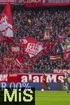 21.02.2026, Fussball Bundesliga 2025/2026, 23.Spieltag, FC Bayern München - Eintracht Frankfurt, in der Allianz-Arena München, Südkurvenfans 