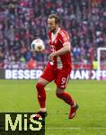 21.02.2026, Fussball Bundesliga 2025/2026, 23.Spieltag, FC Bayern M�nchen - Eintracht Frankfurt, in der Allianz-Arena M�nchen, Harry Kane (FC Bayern M�nchen) am Ball 