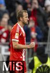 21.02.2026, Fussball Bundesliga 2025/2026, 23.Spieltag, FC Bayern München - Eintracht Frankfurt, in der Allianz-Arena München, Harry Kane (FC Bayern München) Torjubel 