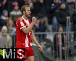 21.02.2026, Fussball Bundesliga 2025/2026, 23.Spieltag, FC Bayern München - Eintracht Frankfurt, in der Allianz-Arena München, Harry Kane (FC Bayern München) Torjubel 