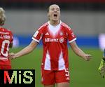22.02.2026, Google Pixel Frauen-Fussball Bundesliga 2025/2026, 19.Spieltag, FC Bayern M�nchen - VfL Wolfsburg, im Bayern-Campus M�nchen, Magdalena Eriksson (FC Bayern M�nchen) jubelt,