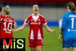 22.02.2026, Google Pixel Frauen-Fussball Bundesliga 2025/2026, 19.Spieltag, FC Bayern München - VfL Wolfsburg, im Bayern-Campus München, Magdalena Eriksson (FC Bayern München) Jubel, jubelt, jubelnd, Freude, freut sich, Emotion, Torjubel, feiert, feiern, Sieg, feiernd, Emotionen,  