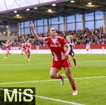 22.02.2026, Google Pixel Frauen-Fussball Bundesliga 2025/2026, 19.Spieltag, FC Bayern München - VfL Wolfsburg, im Bayern-Campus München, Jovana Damnjanovic (FC Bayern München) Torjubel 