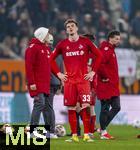 27.02.2026, Fussball 1. Bundesliga 2025/2026, 24.Spieltag, FC Augsburg - 1.FC Köln, in der WWK-Arena Augsburg. Frust nach dem Spiel bei den Kölnern. Rav van den Berg (1. FC Köln) nachdenklich 