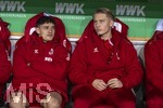 27.02.2026, Fussball 1. Bundesliga 2025/2026, 24.Spieltag, FC Augsburg - 1.FC Köln, in der WWK-Arena Augsburg. re: Fynn Schenten (1.FC Köln) 