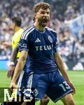 28.02.2026, Fussball Major League Soccer (MLS) 2026 Kanada USA, 2.Spieltag, Vancouver Whitecaps FC - Toronto FC, im BC Place Stadium Vancouver, Thomas M�ller (Vancouver) jubelt nach seinem Tor in der ersten Halbzeit.