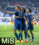 28.02.2026, Fussball Major League Soccer (MLS) 2026 Kanada USA, 2.Spieltag, Vancouver Whitecaps FC - Toronto FC, im BC Place Stadium Vancouver, Thomas M�ller (Vancouver) jubelt nach seinem Tor in der ersten Halbzeit mit AZ Jackson (re, Vancouver)  