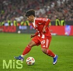 06.03.2026, Fussball Bundesliga 2025/2026, 25.Spieltag, FC Bayern München - Borussia Mönchengladbach, in der Allianz-Arena München,   Maycon Cardozo (Bayern München) am Ball.


