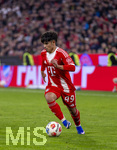 06.03.2026, Fussball Bundesliga 2025/2026, 25.Spieltag, FC Bayern München - Borussia Mönchengladbach, in der Allianz-Arena München, Maycon Cardozo (Bayern München) am Ball 