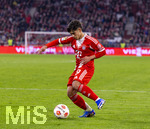 06.03.2026, Fussball Bundesliga 2025/2026, 25.Spieltag, FC Bayern München - Borussia Mönchengladbach, in der Allianz-Arena München, Maycon Cardozo (Bayern München) am Ball 