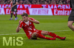 06.03.2026, Fussball Bundesliga 2025/2026, 25.Spieltag, FC Bayern München - Borussia Mönchengladbach, in der Allianz-Arena München, Leon Goretzka (FC Bayern München) am Boden.