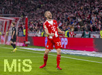 06.03.2026, Fussball Bundesliga 2025/2026, 25.Spieltag, FC Bayern München - Borussia Mönchengladbach, in der Allianz-Arena München, Torjubel Konrad Laimer (FC Bayern München) 