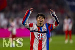 06.03.2026, Fussball Bundesliga 2025/2026, 25.Spieltag, FC Bayern München - Borussia Mönchengladbach, in der Allianz-Arena München, Maycon Cardozo (Bayern München) beim Aufwärmen.