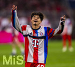 06.03.2026, Fussball Bundesliga 2025/2026, 25.Spieltag, FC Bayern München - Borussia Mönchengladbach, in der Allianz-Arena München, Maycon Cardozo (Bayern München) beim Aufwärmen.