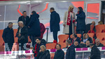 06.03.2026, Fussball Bundesliga 2025/2026, 25.Spieltag, FC Bayern München - Borussia Mönchengladbach, in der Allianz-Arena München, Ministerin Ulrike Scharf (oben 2.v.re) auf der Tribüne. Präsident Herbert Hainer (FC Bayern), 
