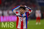 06.03.2026, Fussball Bundesliga 2025/2026, 25.Spieltag, FC Bayern München - Borussia Mönchengladbach, in der Allianz-Arena München, Maycon Cardozo (Bayern München) beim Aufwärmen.