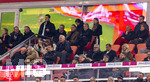 06.03.2026, Fussball Bundesliga 2025/2026, 25.Spieltag, FC Bayern München - Borussia Mönchengladbach, in der Allianz-Arena München, Franz Bulle Roth, Helmut Markwort (Focus) mit Ehefrau auf der Tribüne.