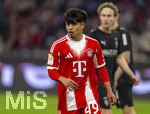 06.03.2026, Fussball Bundesliga 2025/2026, 25.Spieltag, FC Bayern München - Borussia Mönchengladbach, in der Allianz-Arena München, Maycon Cardozo (Bayern München) nachdenklich 