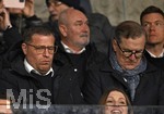 10.03.2026,  Fussball UEFA Championsleague 2025/2026: Achtelfinale, Atalanta Bergamo - FC Bayern München, in der New Balance Arena (Bergamo, Italien), Sportvorstand Max Eberl (Bayern München) und Vorstandsvorsitzender Jan-Christian Dreesen (FC Bayern München) 
  

