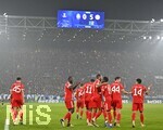 10.03.2026,  Fussball UEFA Championsleague 2025/2026: Achtelfinale, Atalanta Bergamo - FC Bayern München, in der New Balance Arena (Bergamo, Italien), Torjubel nach dem 0:5
  

