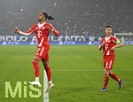10.03.2026,  Fussball UEFA Championsleague 2025/2026: Achtelfinale, Atalanta Bergamo - FC Bayern München, in der New Balance Arena (Bergamo, Italien), Torjubel v.l. Michael Olise (FC Bayern München) und Joshua Kimmich (FC Bayern München) 
  

