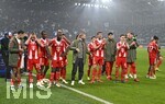 10.03.2026,  Fussball UEFA Championsleague 2025/2026: Achtelfinale, Atalanta Bergamo - FC Bayern München, in der New Balance Arena (Bergamo, Italien), Die Bayern Spieler jubeln 
  

