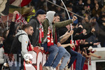 10.03.2026,  Fussball UEFA Championsleague 2025/2026: Achtelfinale, Atalanta Bergamo - FC Bayern München, in der New Balance Arena (Bergamo, Italien), Bayernfans in ihrer Kurve.