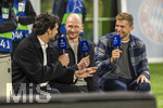 10.03.2026,  Fussball UEFA Championsleague 2025/2026: Achtelfinale, Atalanta Bergamo - FC Bayern München, in der New Balance Arena (Bergamo, Italien), Experten am TV-Mikrofon, v.li: Mats Hummels, Benedikt Höwedes, Christoph Kramer, 