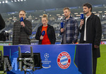 10.03.2026,  Fussball UEFA Championsleague 2025/2026: Achtelfinale, Atalanta Bergamo - FC Bayern München, in der New Balance Arena (Bergamo, Italien), Experten am TV-Mikrofon, v.li: Tabea Kemme, Christoph Kramer, Mats Hummels,   